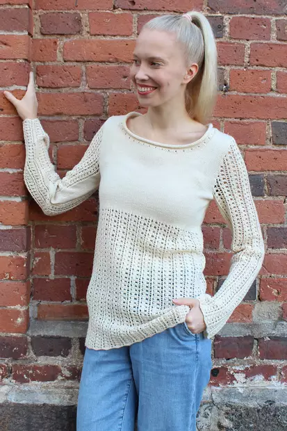 OHJE HELMI PITSINEULE SIVILLASTA - Neuleohjeet - 401003 - 1