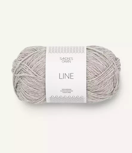 LINE - 3820 helmenharmaa - Line puuvillasek-langat - 7039560670500 - 1