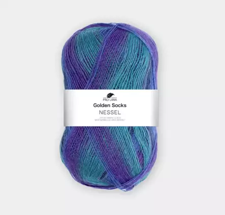 Golden socks Nessel - 83 sinikirjava - Sukkalangat - 4262365832900 - 2