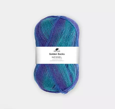 Golden socks Nessel - 83 sinikirjava - Sukkalangat - 4262365832900 - 1