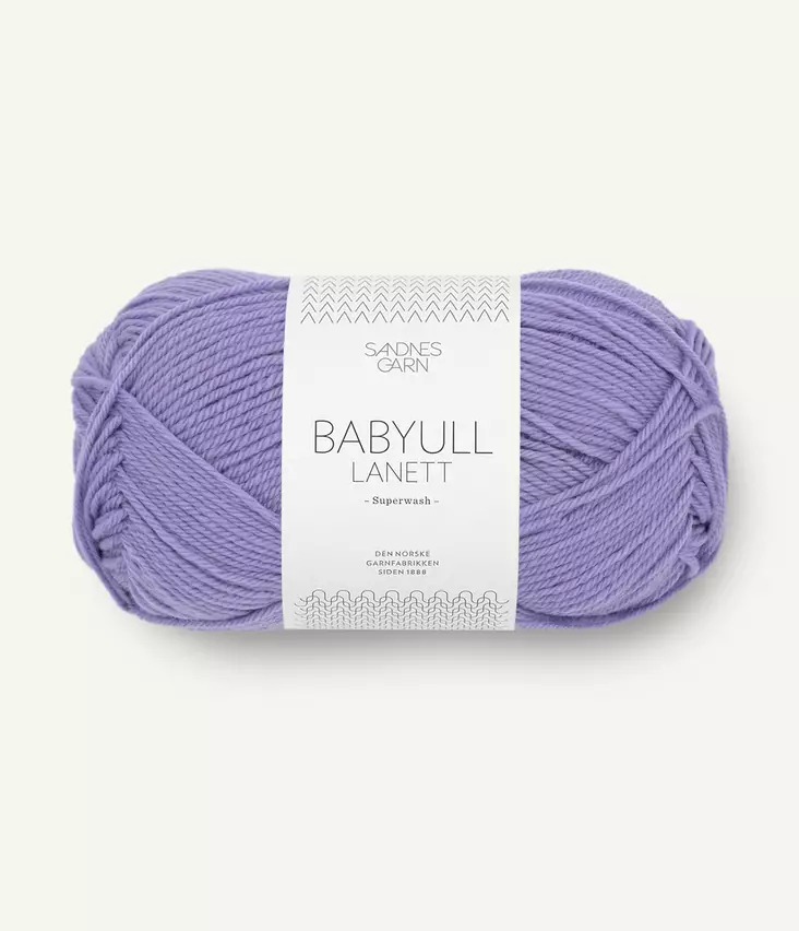 Babyull Lanett - 5224 vaalea lila poistu - Babyull Lanett villalangat - 7039560061100 - 1