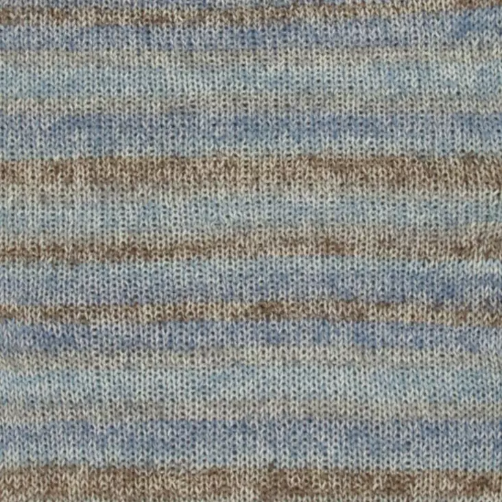 FABEL LONG PRINT - 604 vaaleansinikirjava - Drops Fabel villasek-langat - 7071723006320 - 1