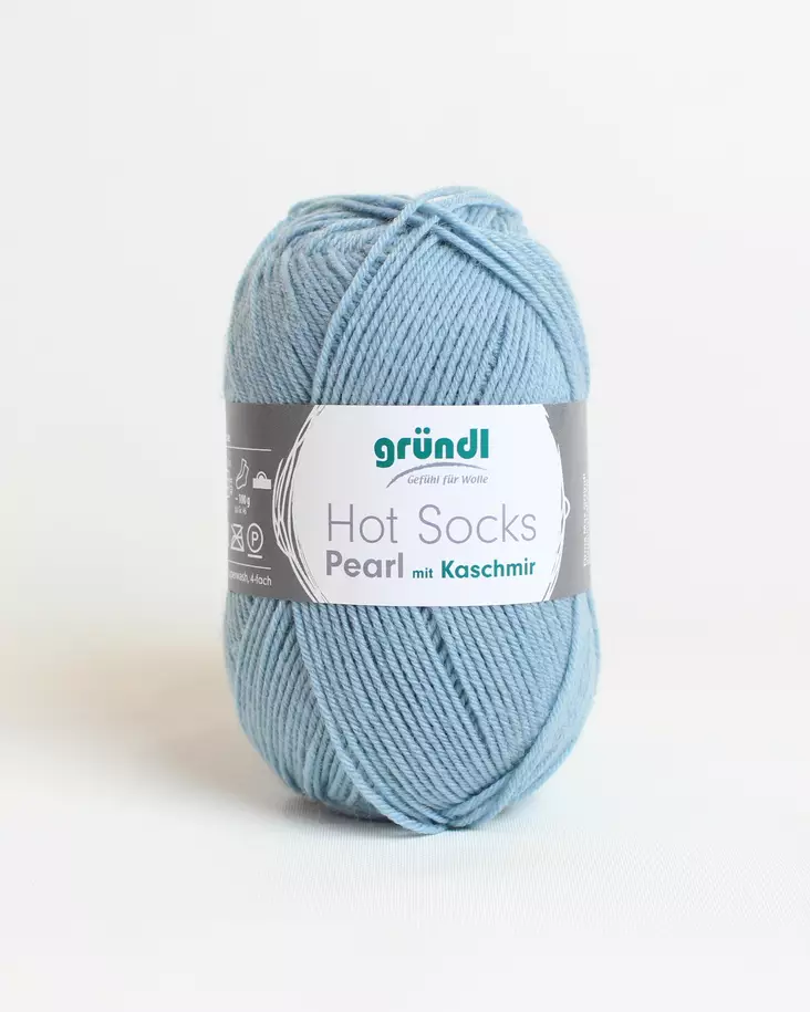 Hot Socks Pearl - 12 Vaaleansininen - Pearl Hot Socks villasek-langat - 4036014141510 - 2