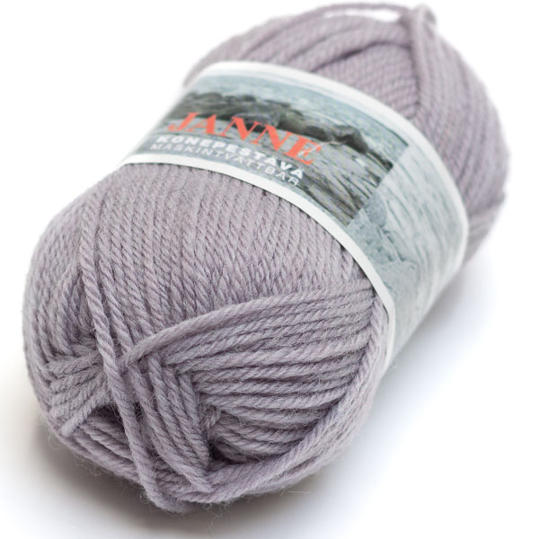 JANNE - 408 Vaalea violetin harmaa - Janne villasek-langat - 7023790334080 - 1