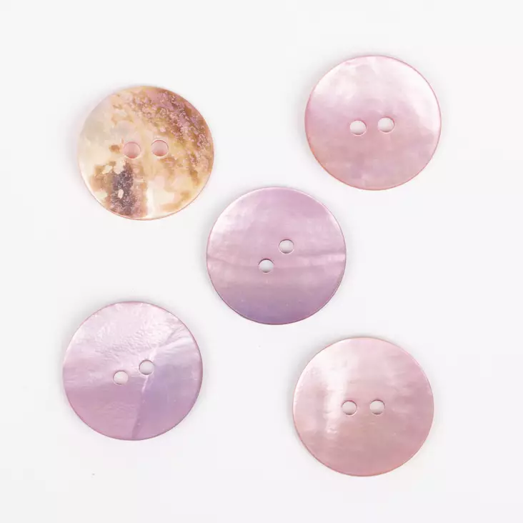 NAPPI HELMIÄINEN 20MM - roosa - Napit ja nepparit - 7071723013410 - 1