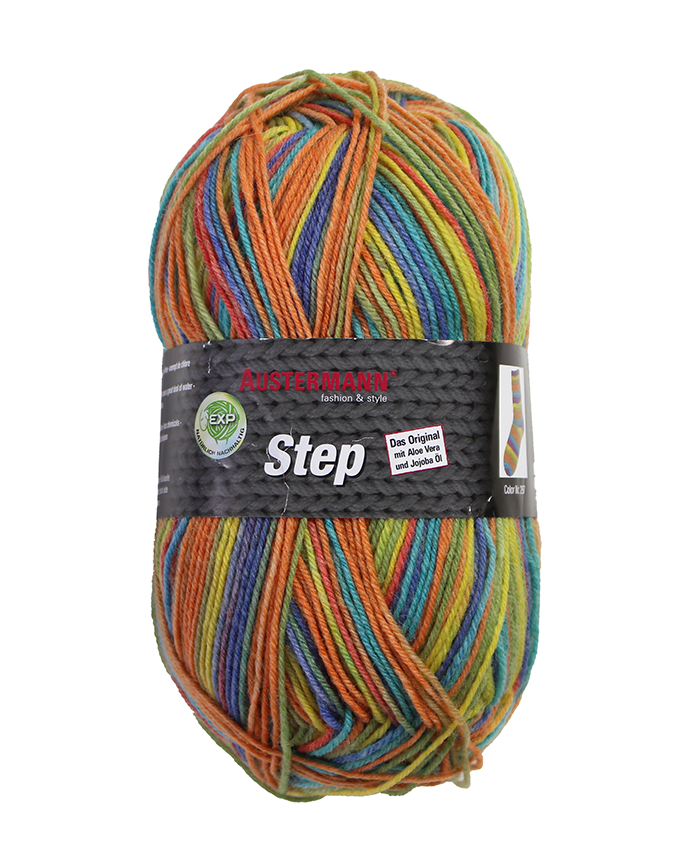 STEP - 297 K oranssiturkoosi - Step villasek-langat - 4014816267560 - 1