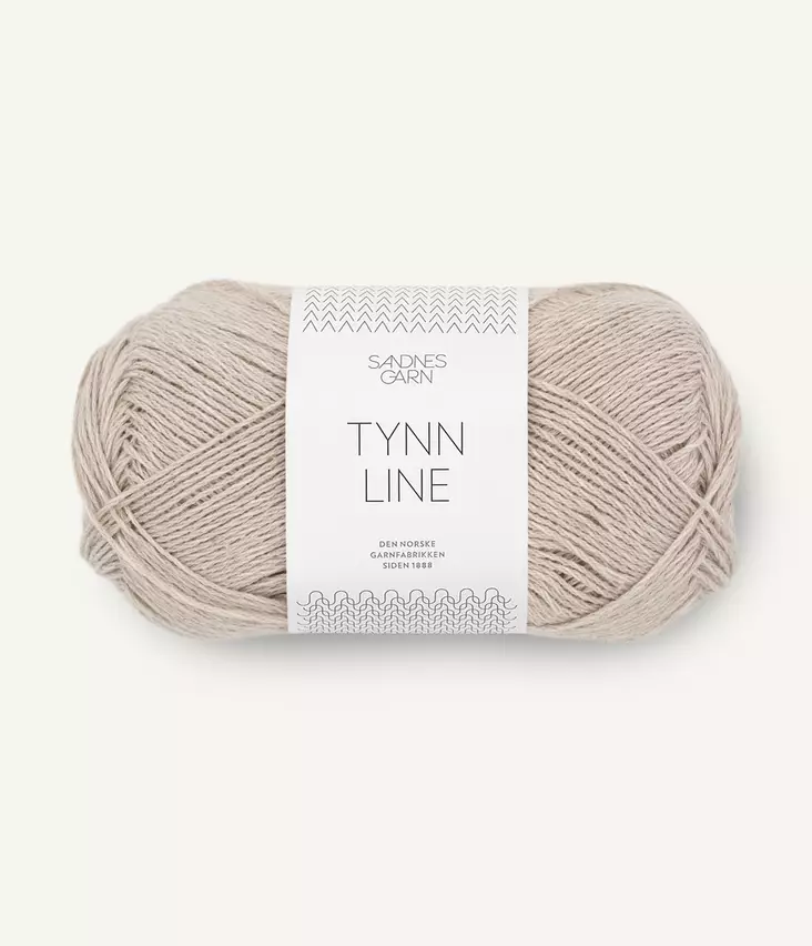 TYNN LINE - 2331 vaaleanruskea - Tynn Line puuvillasek-langat - 7039560770040 - 1