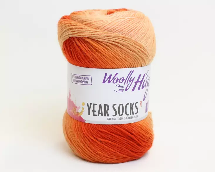 Year socks 9 - oranssi - Pro lana Year sock - 4260479428460 - 1