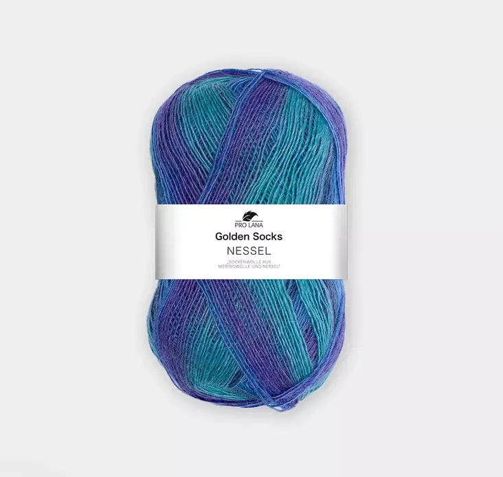 Golden socks Nessel - 83 sinikirjava - Sukkalangat - 4262365832900 - 1