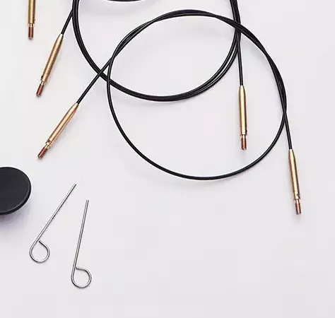 KnitPro Swivel 60 cm - kaapeli - Pyöröpuikot kaapelit ja tarvikkeet - 8907628073640 - 1