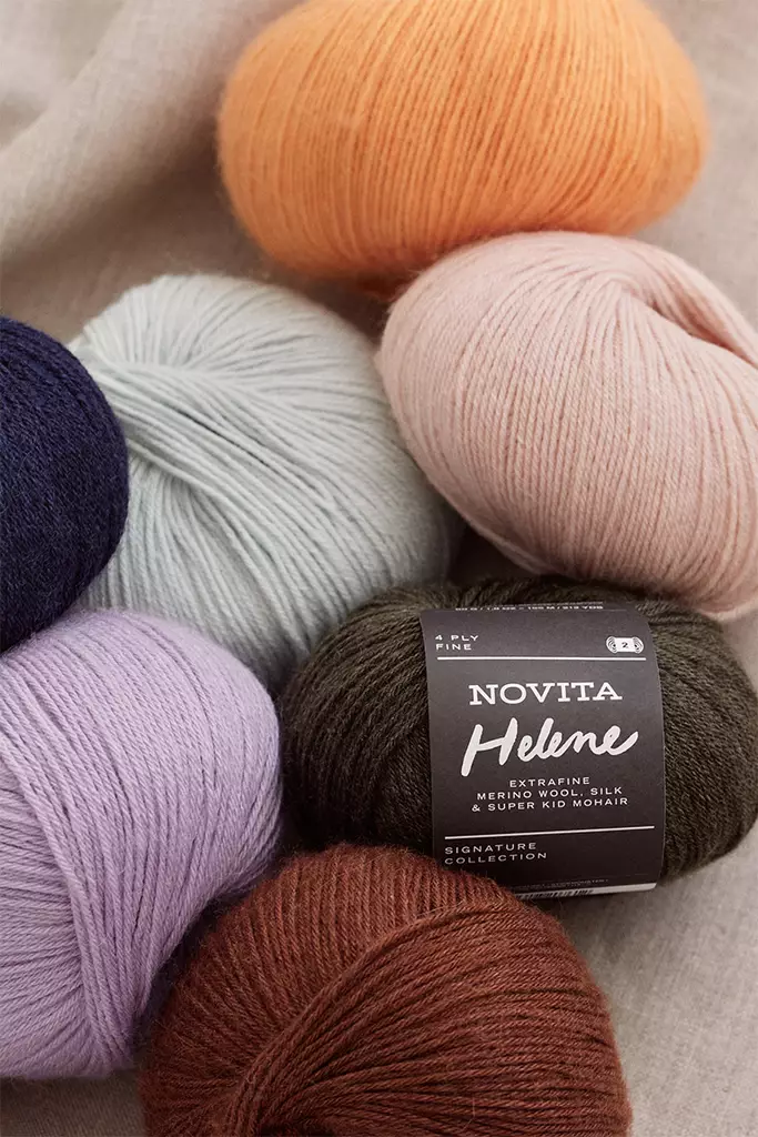 Novita - Helene 50 g - Novita - Helene 50 g villasilkkimohair - 4020 - 1
