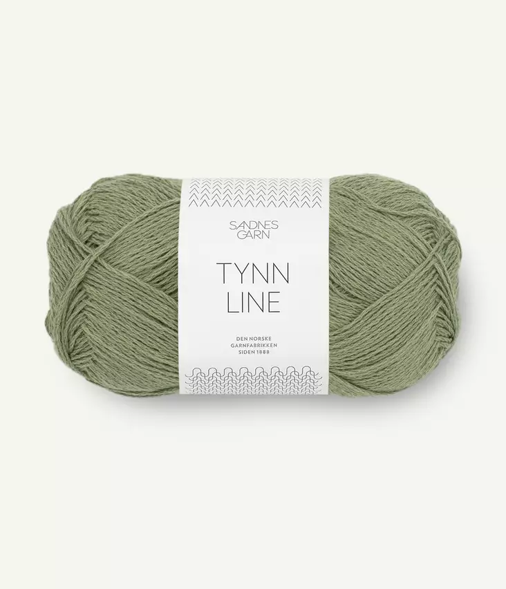 TYNN LINE - 9062 Oliivinvihreä - Tynn Line puuvillasek-langat - 7039560770460 - 1