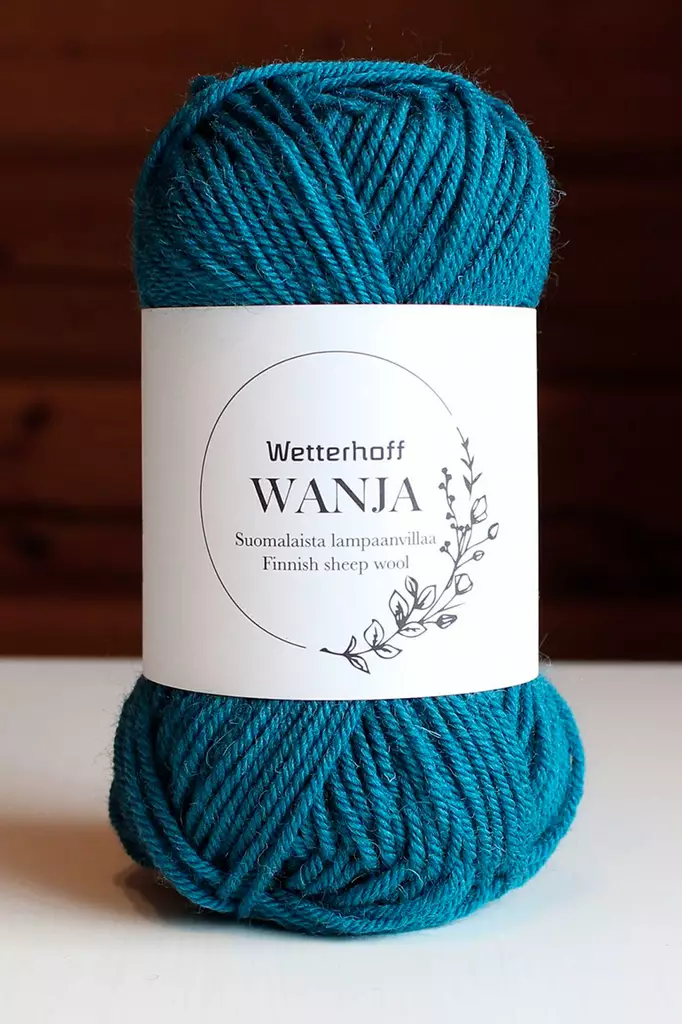 Wetterhoff Wanja suomalainen villalanka, petrooli - Wanja villalangat - 116950 - 2