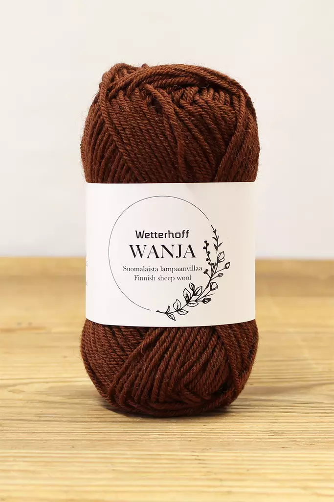 WANJA - 1257 kaarna 50 G - Wanja villalangat - 125750 - 1