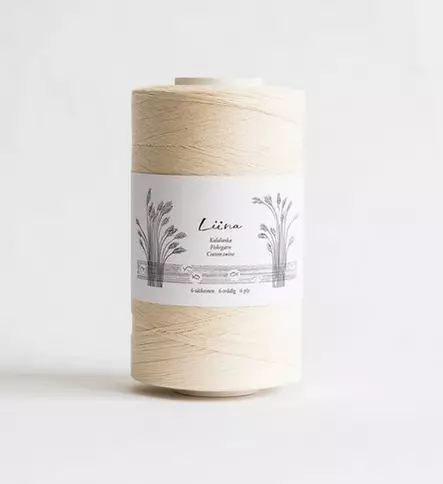 Liina kalalanka 15-säik - 06 l.valk 500G - Kalalanka puuvillalangat - 6420616121151 - 1