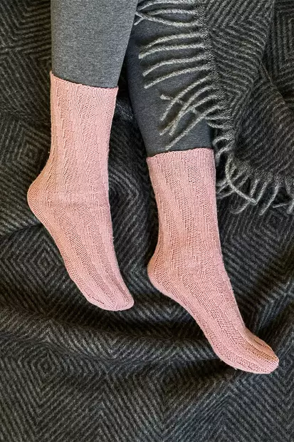 Unisukat - paketti, roosa - Neulonta tarvikepaketit - 81011141 - 1