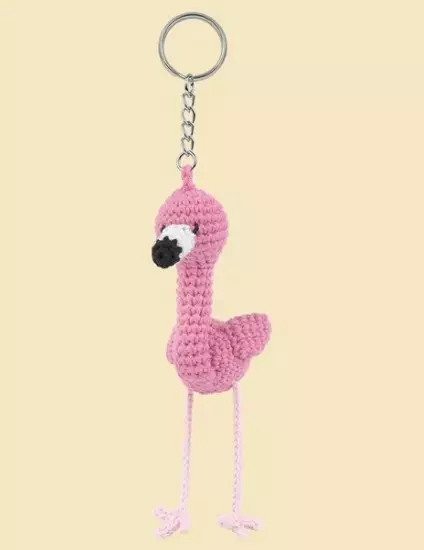 Amigurumi Flamingo tarvikepaketti - Virkkauspaketit - 3357995069121 - 2