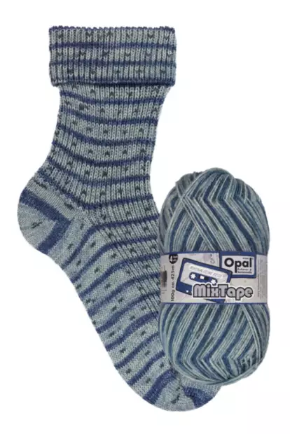 Opal Mix tape 4-ply - 11493 sininen - Opal 4-s sukkalangat - 4032617023581 - 1
