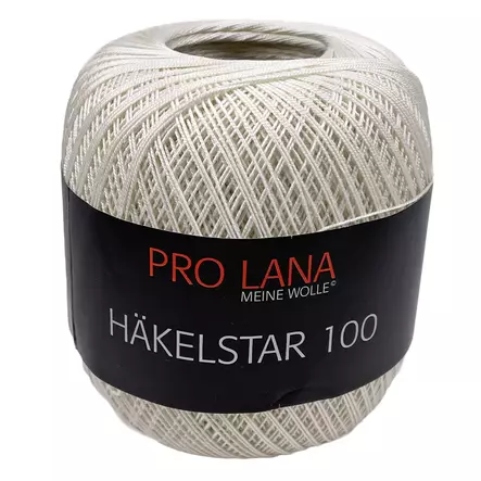 Pro Lana Häkelstar 100 - 02 l.valkoinen - Pro Lana Häkelstar 100 virkkauslangat - 4260114481911 - 1