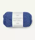 Mandarin Naturell - 5844 sininen - Mandarin Naturell puuvillalangat - 7039560320221 - 1