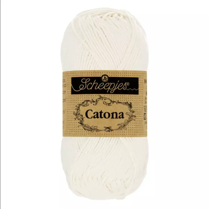 Catona - 105 Bridal white / l.valkoinen - Catona puuvillalangat - 8717738974641 - 1