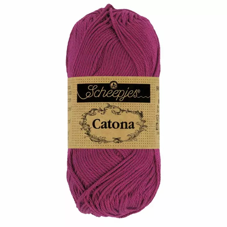 Catona - 128 Tyrian purple / aniliini - Catona puuvillalangat - 8717738974351 - 1