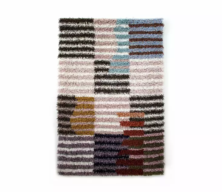 Kitara ruskea-vihreä - ryijy - 81 x 112 cm - Ryijypaketit - 333300030 - 1