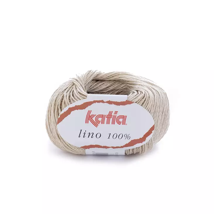 LINO 100% - 07 vaaleanruskea - Lino 100% pellavalangat - 8435074654071 - 1