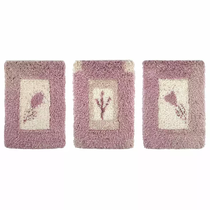 Muisto Kesästä Roosa - ryijysarja - 3 kpl 35 x 52 cm - Ryijypaketit - 333300068 - 1