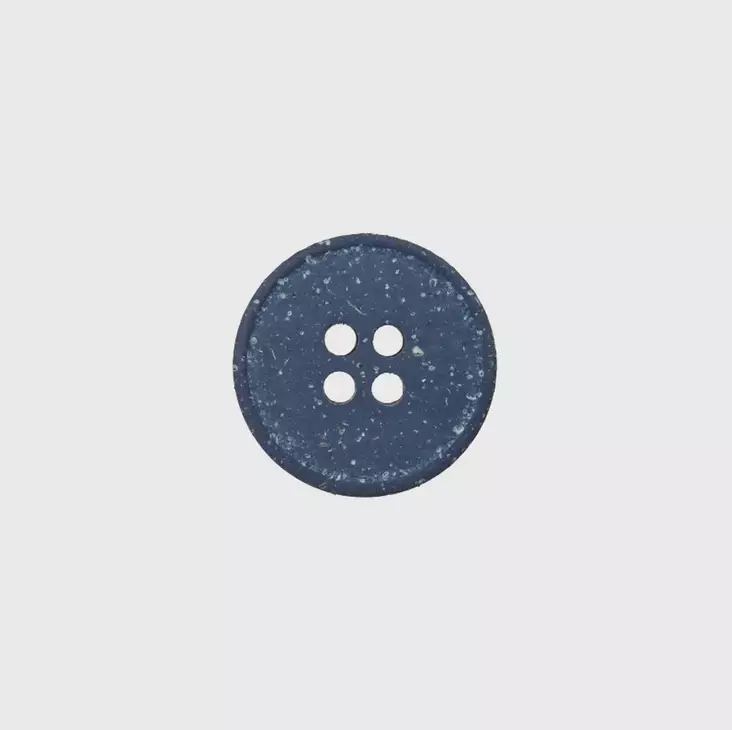 NAPPI KIERRÄTETTY HAMPPU 11MM - 68 sininen - Napit ja nepparit - 4050945106851 - 1