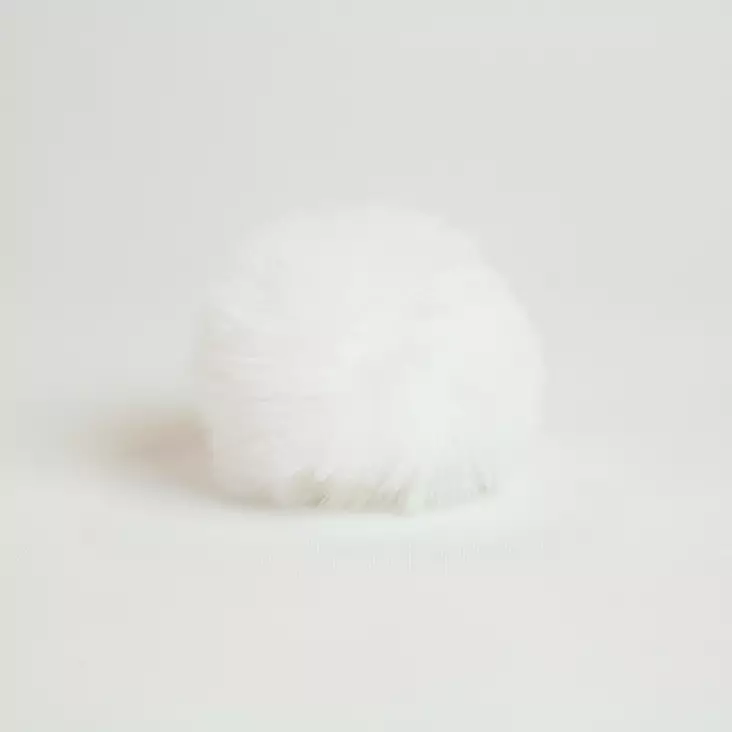 Pompons Tupsu 6 cm - valkoinen - Muut neulontatarvikkeet - 416204601 - 1