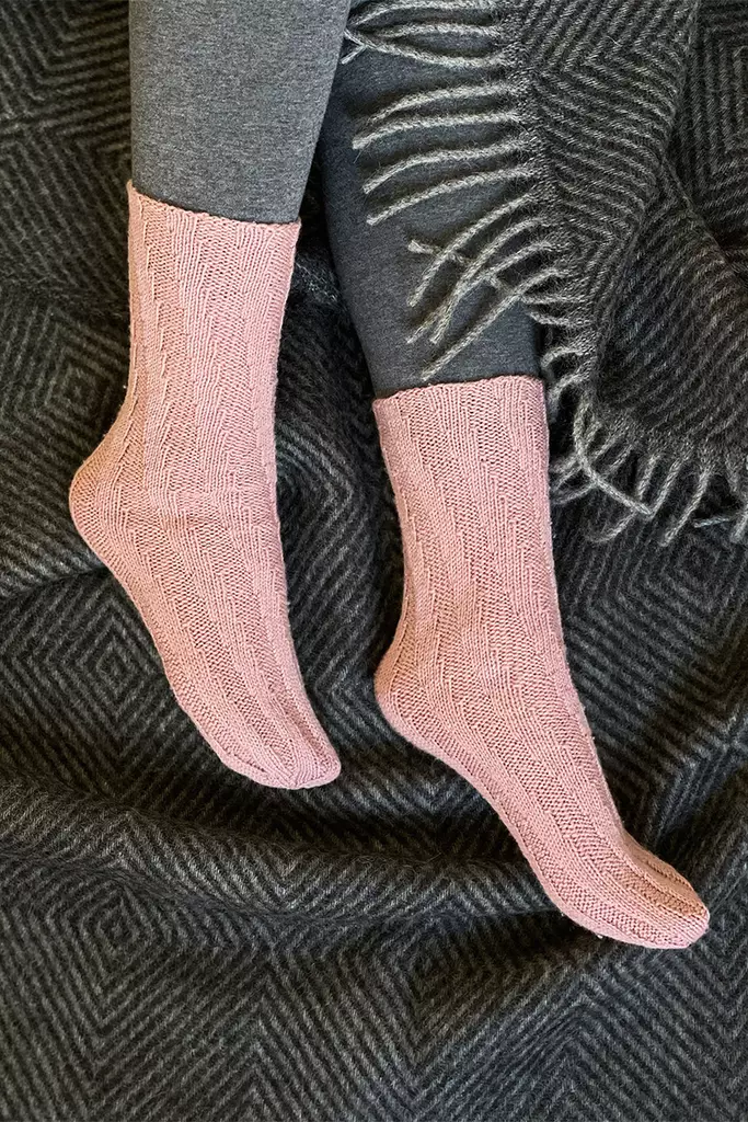 Unisukat - paketti, roosa - Neulonta tarvikepaketit - 81011141 - 1