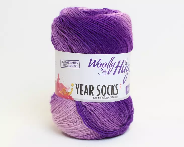 Year socks 13 - violetti - Pro lana Year sock - 4260714687041 - 1