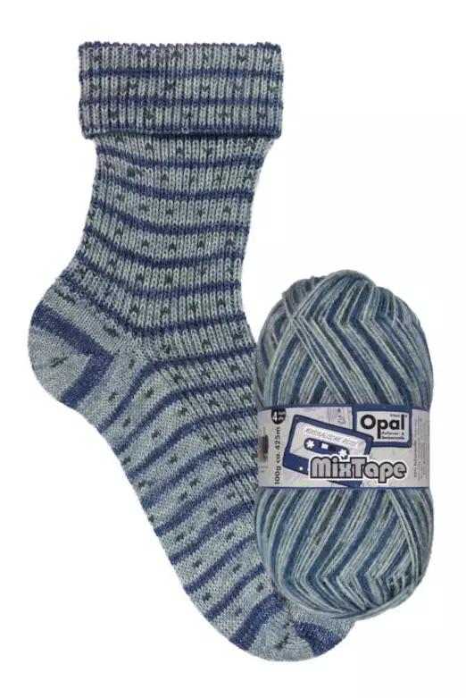 Opal Mix tape 4-ply - 11493 sininen - Opal 4-s sukkalangat - 4032617023581 - 1
