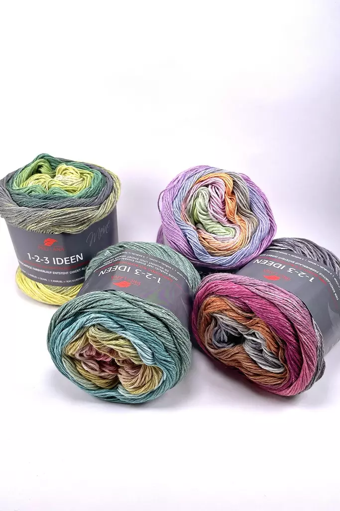 Pro Lana - 1-2-3 Ideen puuvillalanka - Pro Lana 1-2-3 Ideen - 53001 - 1