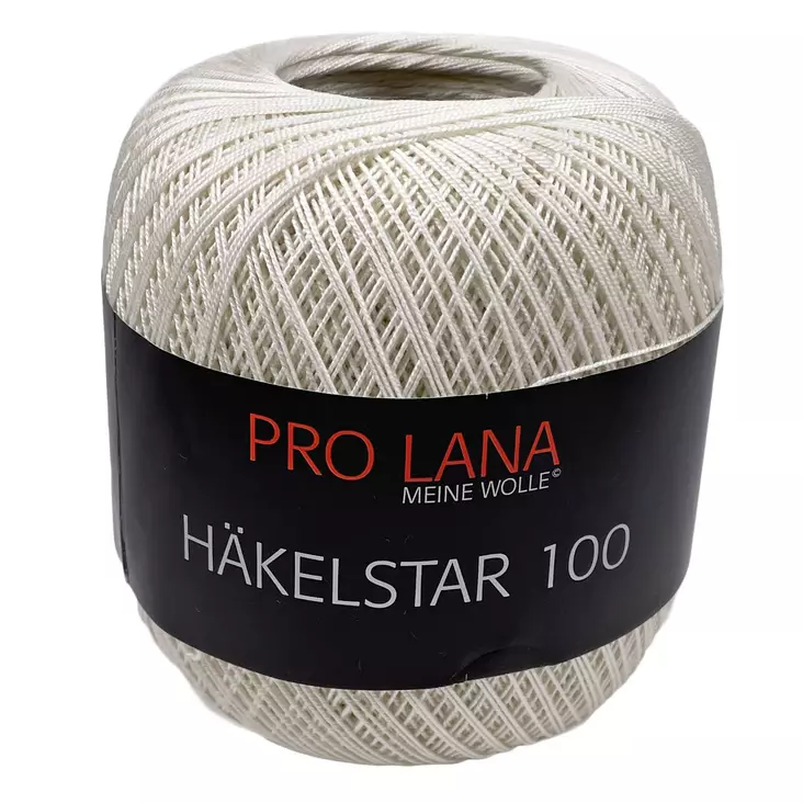 Pro Lana Häkelstar 100 - 02 l.valkoinen - Pro Lana Häkelstar 100 virkkauslangat - 4260114481911 - 1