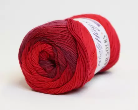 Year socks 16 - punainen - Pro lana Year sock - 4260714687072 - 2