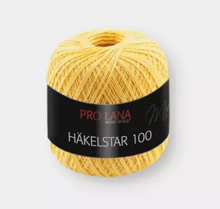 Pro Lana Häkelstar 100 - 22 keltainen - Pro Lana Häkelstar 100 virkkauslangat - 4260479426572 - 1