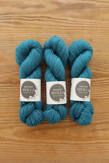 Sivilla - 4932 petrooli 50 g - Sivilla silkkivillalangat 50x4 - 4932 - 2