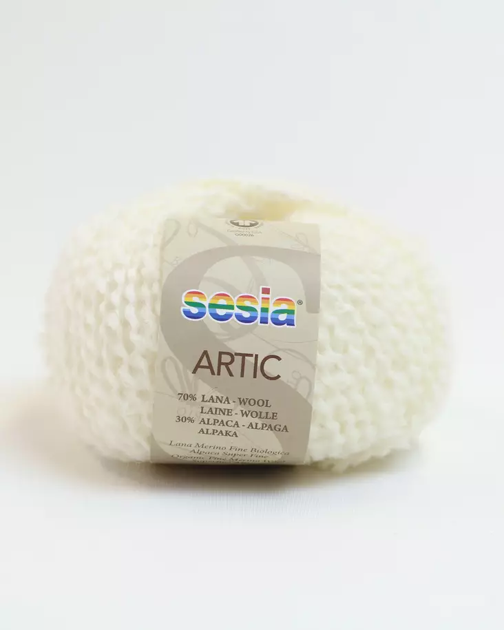 Artic - 207 luonnonvalkoinen - Sesia Artic - alpakkalangat - 8032868639292 - 1