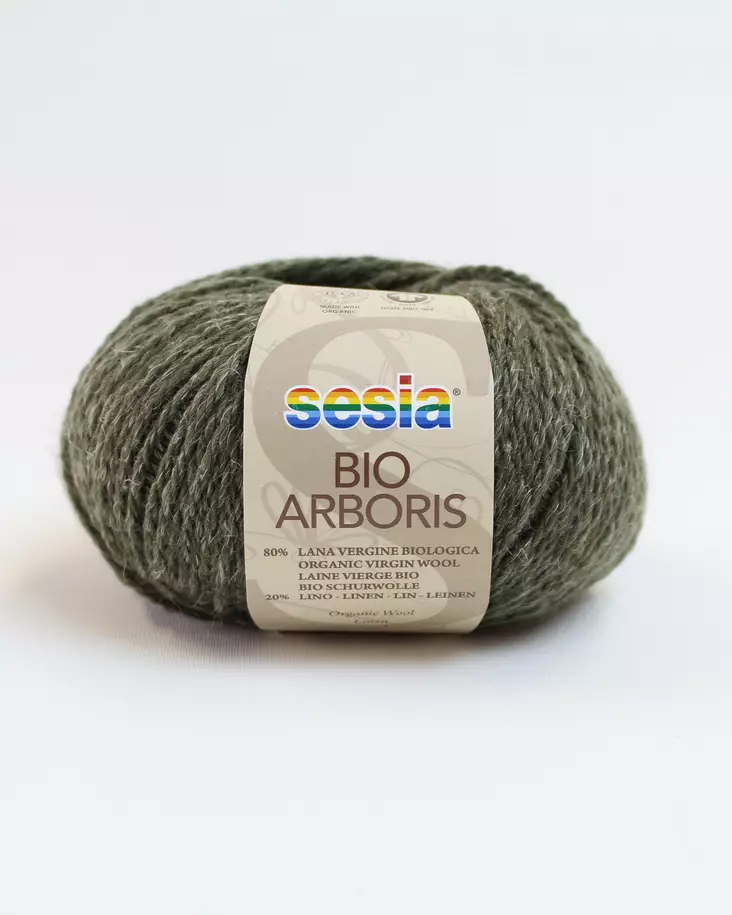 Bio Arboris - 3773 sammaleen vihreä - Sesia Bio Arboris - villasekoitelangat - 8058995009982 - 1