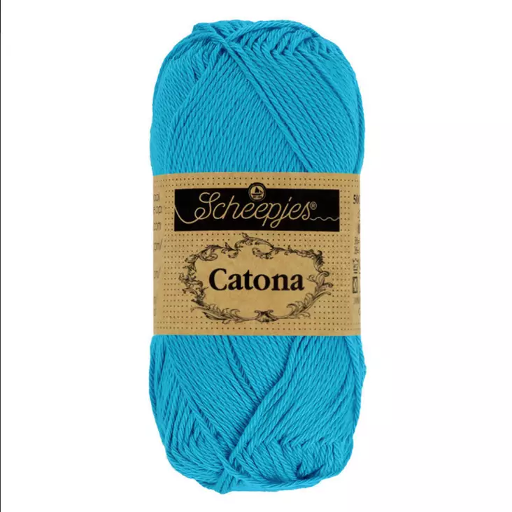 Catona - 146 Vivid blue / turkoosi - Catona puuvillalangat - 8717738974702 - 1