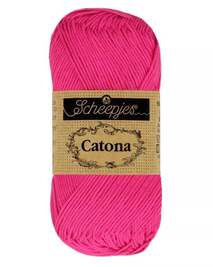 Catona - 604 - neonpinkki - Catona puuvillalangat - 8717738662852 - 1