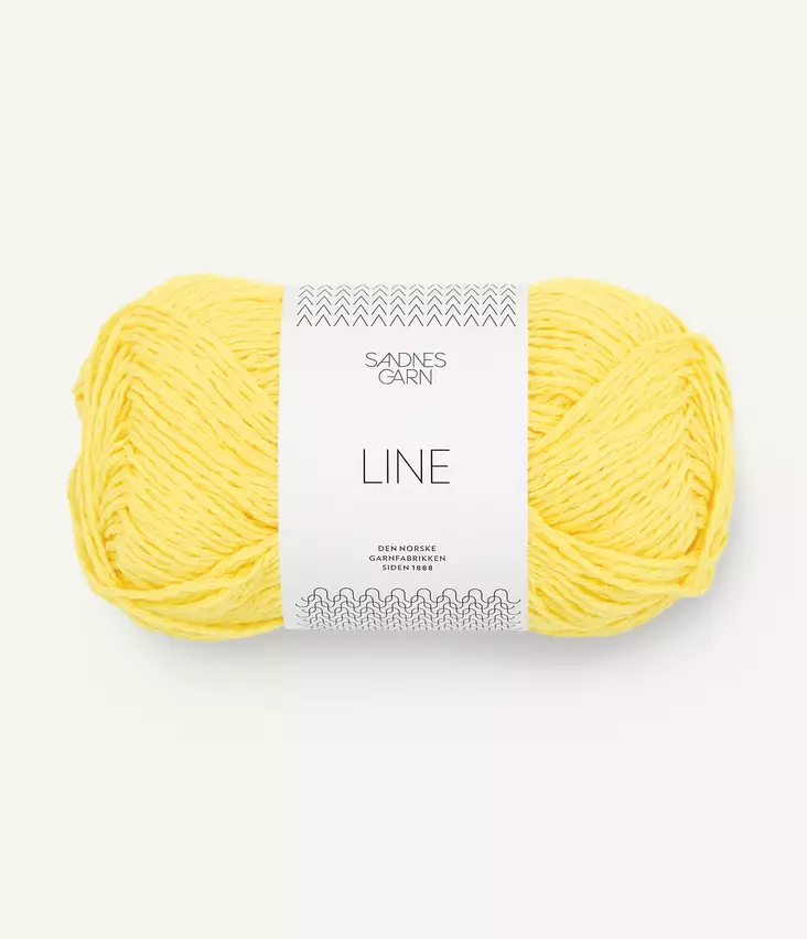 LINE - 9004 Lemon - Line puuvillasek-langat - 7039560670722 - 1