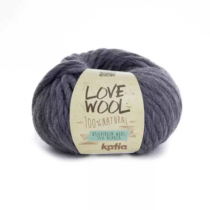 LOVE WOOL - 107 harmaa - Love Wool alpakkalangat - 8435074698242 - 1