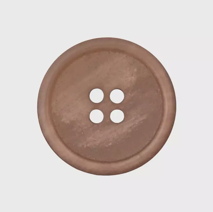 NAPPI KIERRÄTETTY PAPERI 18MM - 16 ruskea - Napit ja nepparit - 4006440116512 - 1