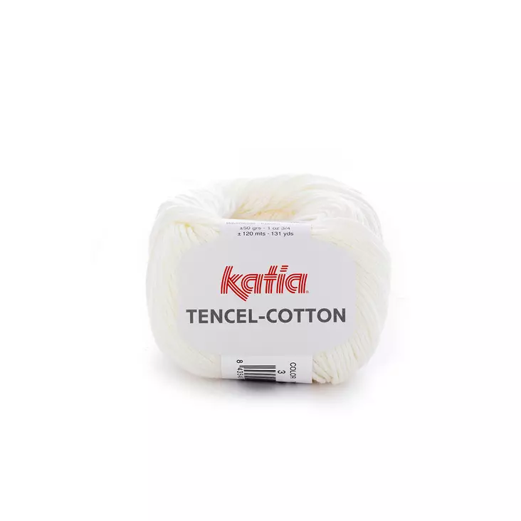 TENCEL-COTTON 3 valkoinen - Tencel-Cotton puuvillasek-langat - 8435407938502 - 1