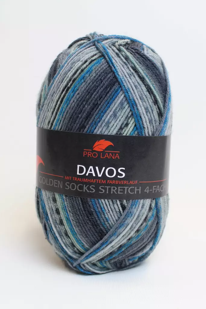 Davos 09 - sini-harmaaikirjava - Pro lana Davos - 4260714688932 - 1