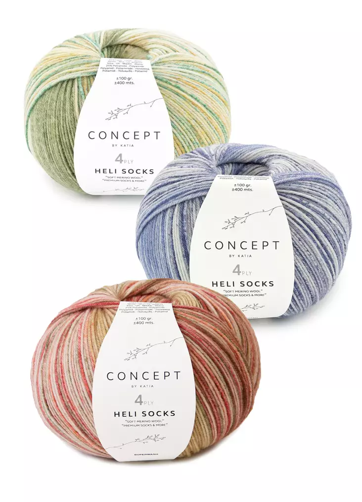 Heli Socks - sukkalanka - Katia Heli Socks - 243002 - 1