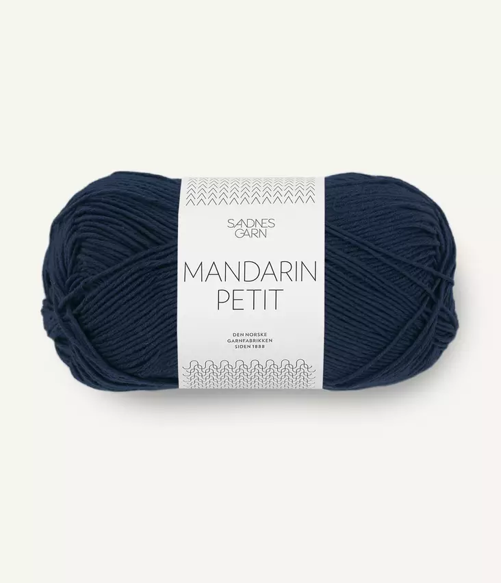 Mandarin Petit - 6073 tummansininen - Mandarin Petit puuvillalangat - 7039560120272 - 1